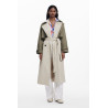 Trench beige et kaki